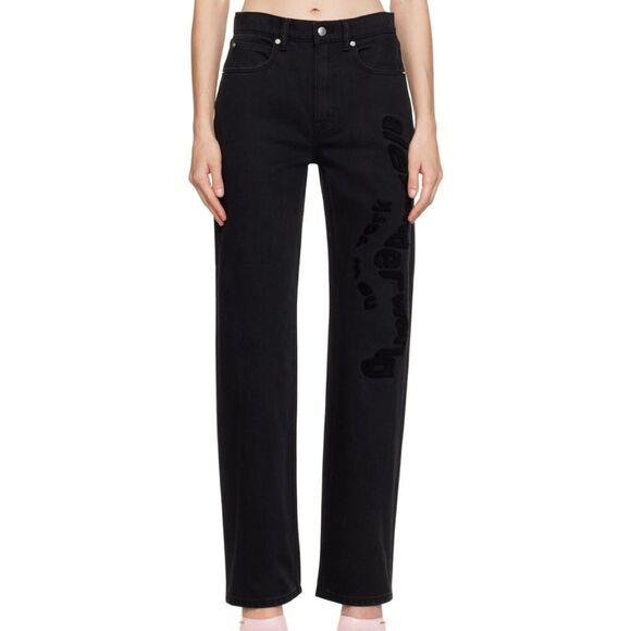 Alexander Wang Black Boyfriend Jeans, worn once - Picture 1 of 11